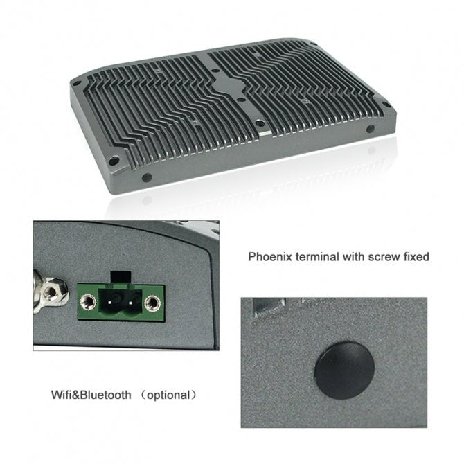 Industrial Fanless PC, 8th Gen Intel Core i3, Low-Profile