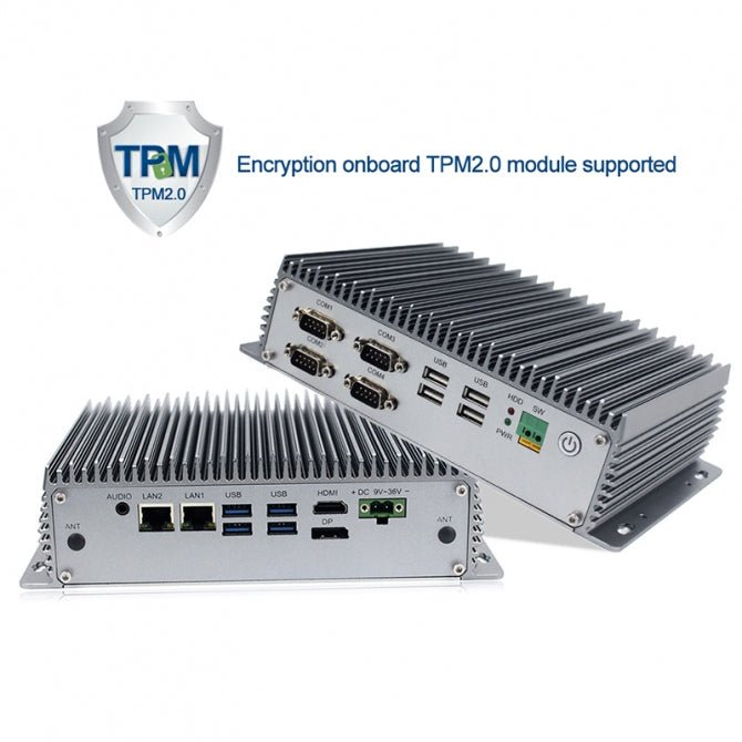 Industrial Fanless PC, 8th Gen Intel Core i7