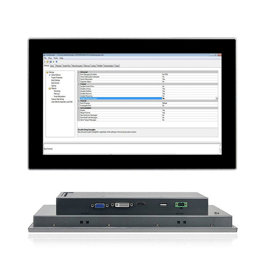 13.3" Industrial Touchscreen Monitor, IP65 Waterproof, 1920x1080(16:9), Sunlight Readable - 615362