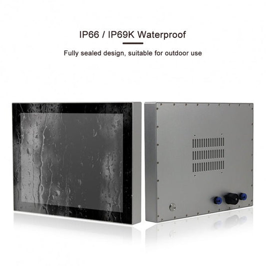 17.3" Industrial Touchscreen Monitor, IP69K Waterproof Fully Enclosed, 1920x1080 (16:9) - 422977
