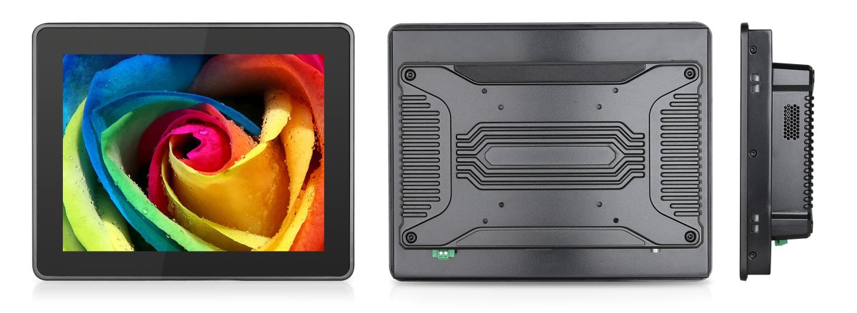 10.4" Rugged Touchscreen Display, IP65 Waterproof, 1024x768 (4:3) - 416814