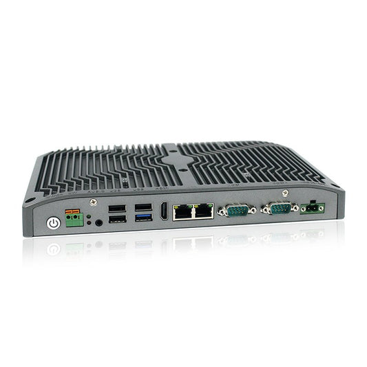 Industrial Fanless PC, 8th Gen Intel Core i3, Low-Profile