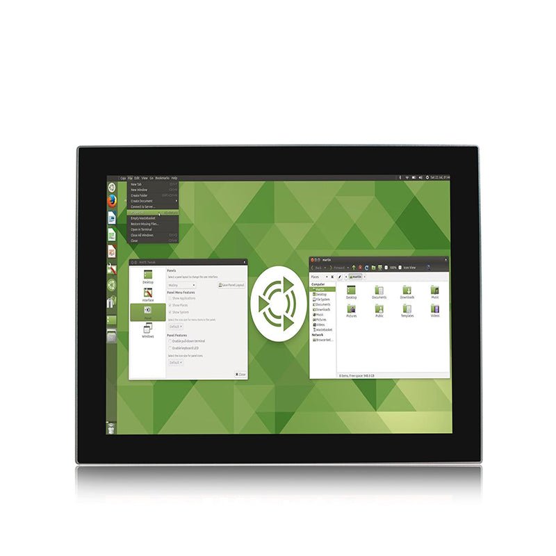 17" Industrial Touchscreen Monitor, IP65 Waterproof, 1280x1024(5:4), Sunlight Readable - 22214